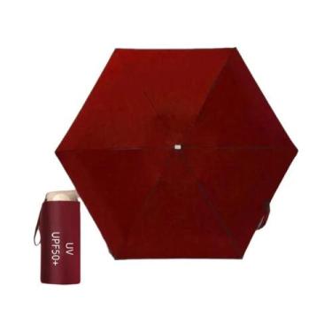 Imagem de Guarda-Sol Mini Portátil Dobrável UPF50+ Com Proteção UV, Guarda-Chuva