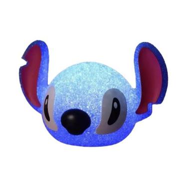 Imagem de Luminária De Mesa Criativa Com Projeção 3D De Personagens Lilo E Stitc