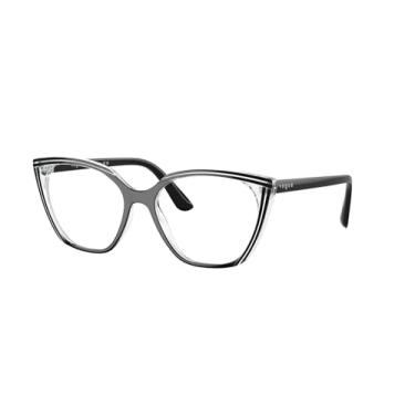Imagem de Armação para Óculos Vogue Eyewear 0VO5450L 3014 Tam 55 / Preto/Transparente
