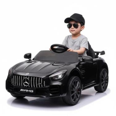 Imagem de Carro eletrico mercedes amg gtr 12v preto - shiny toys