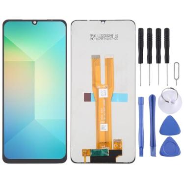 Imagem de Hiregolish Peças de reparo de tela, para Samsung Galaxy A06 SM-A065F Digitalizador de tela LCD original conjunto completo com moldura, não suporta identificação de impressão digital