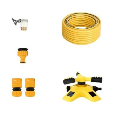 Imagem de Sistema De Irrigação Com Aspersor De Jardim Rotativo Automático De 360