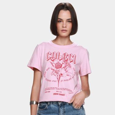 Imagem de Camiseta Colcci Floral Feminina-Feminino