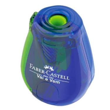 Imagem de Apontador Faber Castell vai e vem com depósito