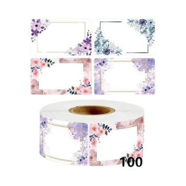 Imagem de Etiquetas Adesivas Para Armazenamento De Alimentos Sunflower 50 100 25