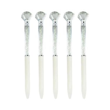 Imagem de Conjunto Elegante De 5 Canetas Com Cristais Para Presentes De Escritór