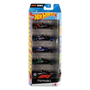 Imagem de Carrinhos Hot Wheels Pacote com 5 Carros Racing 1:64 Mattel - JGF58