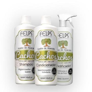 Imagem de Shampoo + Condicionador  + Umidificador de Cachos - Felps - Felps Prof