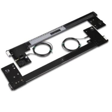 Imagem de Kit Para Porta Escamoteavel 664mm Elx Embutido IF/VF 408.25.365 Preto 