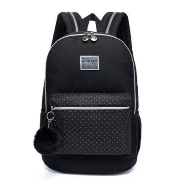 Imagem de Mochila Feminina Bolsa Escolar Reforçada Estilosa-Feminino