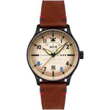 Imagem de Relógio AVI-8 Kent Automatic VE-DAY Vanguard Beige AV-4094-06-Masculino