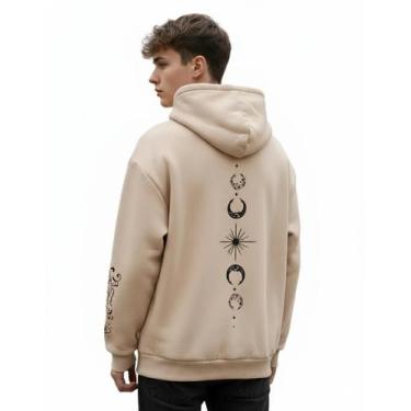 Imagem de Blusa de Frio Moletom Premium Agasalho Abrigo Estilo Bolso Canguru Cor