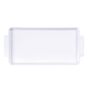 Imagem de Travessa Retangular Porcelana com Alças 24x13cm Tramontina Maria Augusta Sobremesa