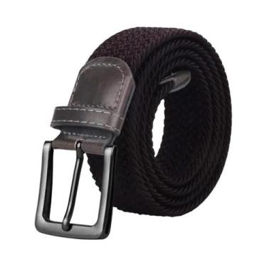 Imagem de Cinto Tático Masculino De Lona Com Fivela De Metal E Elástico Para Cal