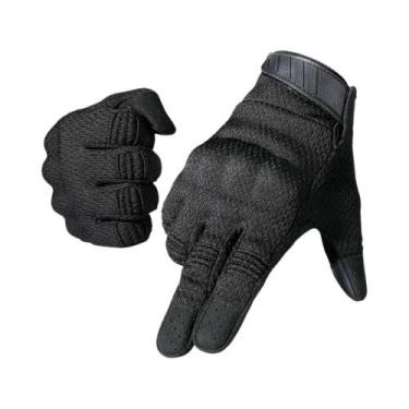 Imagem de Luvas Táticas De Dedo Inteiro Compatíveis Com Tela Sensível Ao Toque P