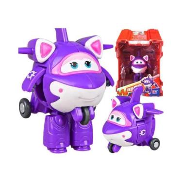 Imagem de Figuras De Ação Robôs Transformáveis Super Wings Para Crianças, Miniat
