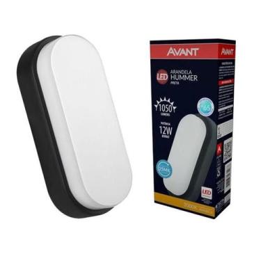 Imagem de Led Arandela Preta Hummer 3000K Ip65 12W Bivolt - Avant