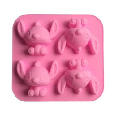 Imagem de Molde De Silicone Stitch Anime Para Bolo E Biscoito, Ferramenta 3D DIY