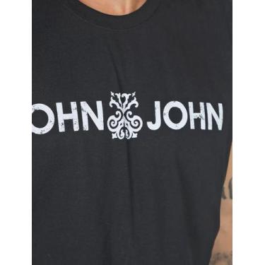 Imagem de Regata John John Masculina Regular Rusty Preta, XXL/GGG