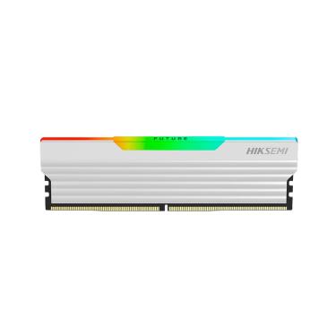 Imagem de Memoria RAM Desktop Hiksemi Future 16GB 3200MHz RGB Branco