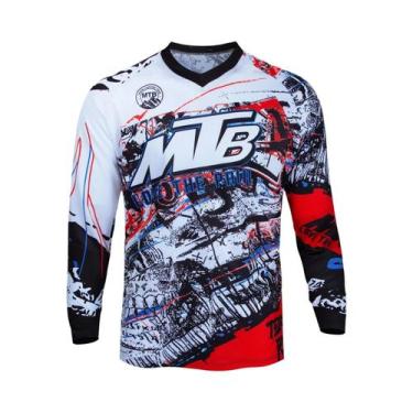 Imagem de Camisa De Ciclismo MTB Downhill Motocross Masculina 2024, Roupa Para M