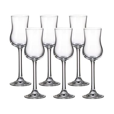 Imagem de Taça Cristal Bohemia 85ml com 6 unidades