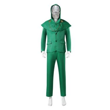 Imagem de Fantasias de cosplay de anime do Dr. Doom vestem roupas para a Hallow 