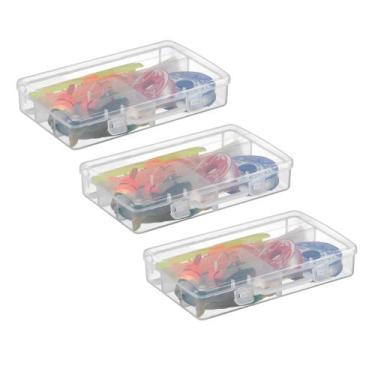 Imagem de Kit Estojos Porta Tudo Pesca Isca Artificiais Anzois Boias Objetos Joi