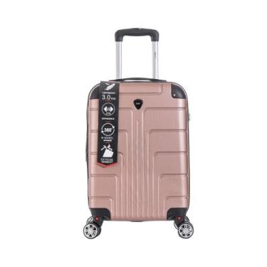 Imagem de Mala de Viagem PP Bordo ABS Rodas 360 Antifurto Cor:Grafite - TRIPX, R