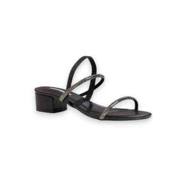 Imagem de Sandália Feminina Casual - Via Marte , Preto, 37