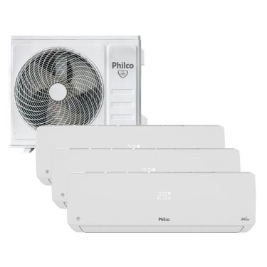 Imagem de Ar Condicionado Tri Split Inverter Philco 3x12000 BTU/h Quente e Frio PAC32QV - 220 Volts