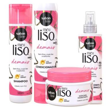 Imagem de Kit Salon Line Meu Liso Demais C/4