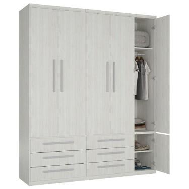 Imagem de Guarda-Roupa 5 Portas 6 Gavetas Modular 1310 Ilan Carvalho - Móveis Il