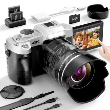 Imagem de Câmera Yatao 75MP 4K 10X com zoom óptico WiFi com cartão TF de 64 GB