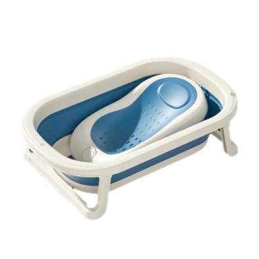 Imagem de Kit Banheira Dobrável Bebê Mastela 29L com Redutor, Portátil e Compact