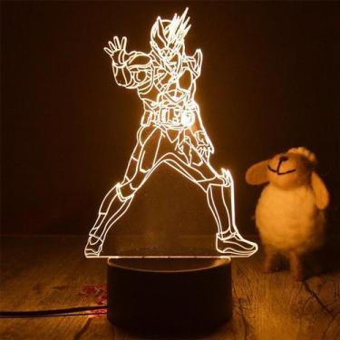 Imagem de Luz noturna Kamens Riders Revis 3D com mudança de cor - yiweisai