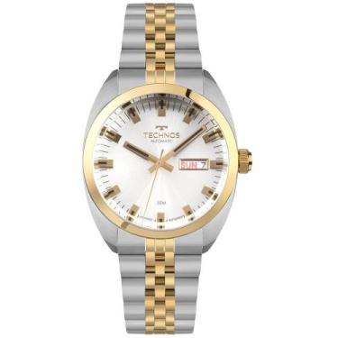 Imagem de Relógio Technos Masculino Automatico Bicolor - 8205oq-1k 820