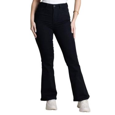 Imagem de Calça Sarja Sawary Boot Cut - 278214 - BLACK 44-Feminino