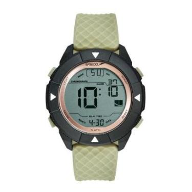 Imagem de Relógio Speedo   00g0evnv Esportivo Digital Cáqui-Masculino