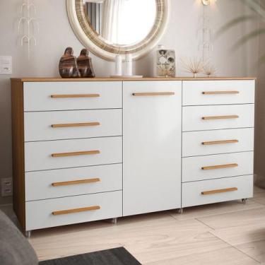 Imagem de Cômoda para Quarto 10 Gavetas e 1 Porta Imperial - Batrol Móveis
