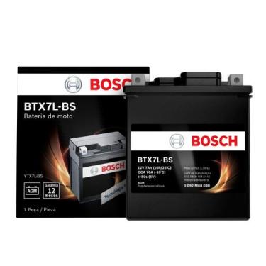 Imagem de Bateria Kawasaki Kl 250 Super Sherpa 7ah Btx7l-bs Ytx7l-bs - BOSCH