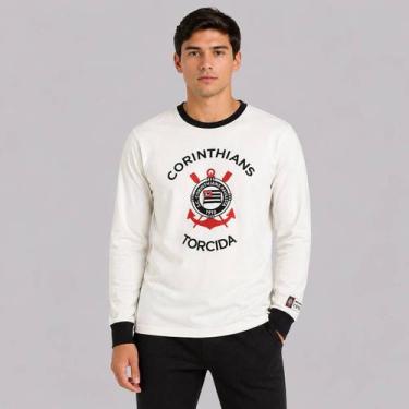 Imagem de Camisa Corinthians Torcida Malhão Branca - Coimbra, M
