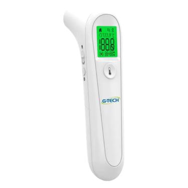 Imagem de Termômetro Infravermelho sem Contato 2 em 1 G-Tech Easy Sensor para Corpo e Superfícies com Memória