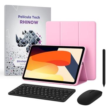 Imagem de Kit Capa Slim para Xiaomi Redmi Pad SE 11": Película de vidro + Caneta Precision + Teclado e Mouse (Rhinow)