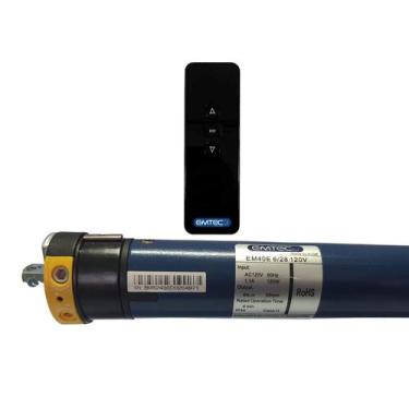 Imagem de Motor Tubular Com Controle P Persianatoldo 6n 110v 16 Peças - EMTECO