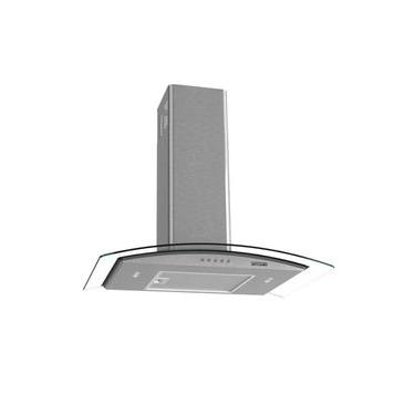 Imagem de Coifa de Parede Fogatti Clean Vidro Curvo Kromanox 70cm Inox com Exaustor e Depurador 110V