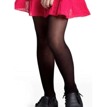 Imagem de Meia Calça Arrastão Infantil Trifil Conforto E Elegância, Preto, M