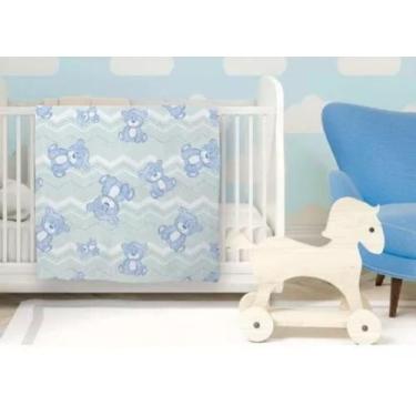 Imagem de Manta LUXO para Bebê Cobertor Flannel Prime Baby Infantil Para Berço p