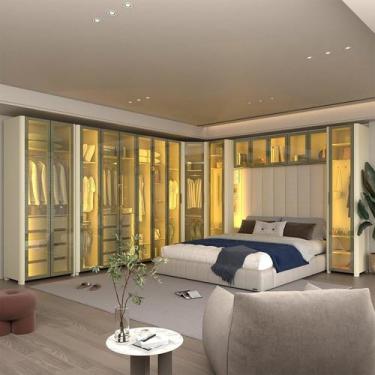 Imagem de Modulado com 16 Portas 430,6cm x 240cm 100% MDF Innova Bege/Off White 