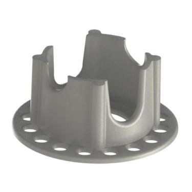 Imagem de Kit 100 Espaçador Circular P/ Cubeta Ferro Aço Eps 10/20mm - MARELAGO
